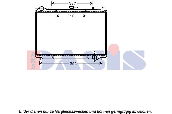 AKS DASIS Radiaator,mootorijahutus 150087N